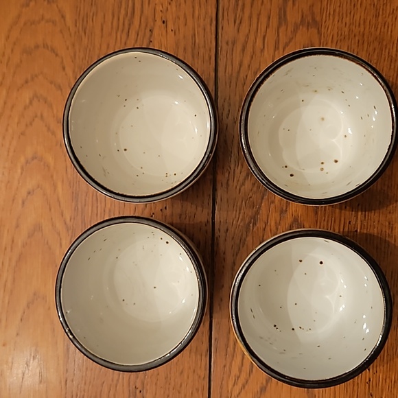 Crockery Sampler Set Vintage Custard - Butter - Jam - Egg - Tea - Picture 5 of 8